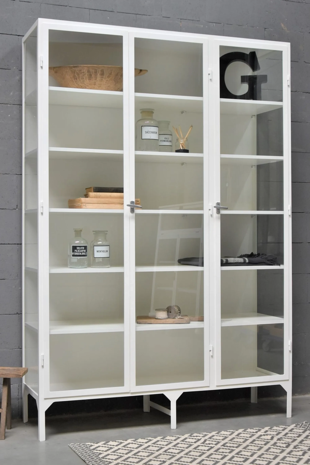 Apothekerskast Vitrine 3-9010