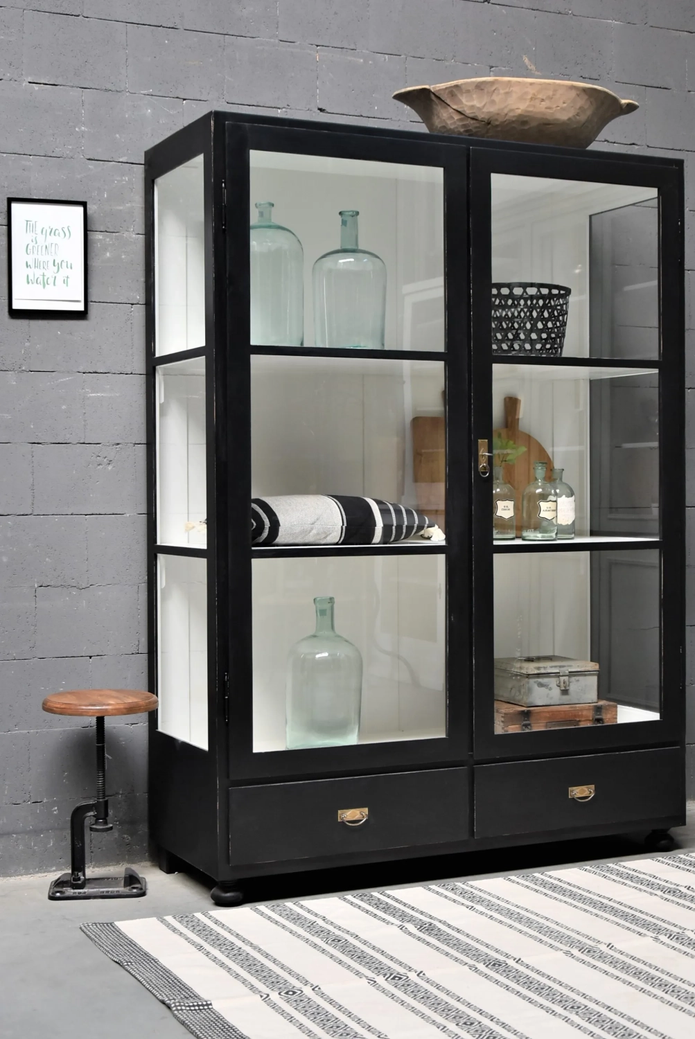 Vitrinekast Jean 2-9005