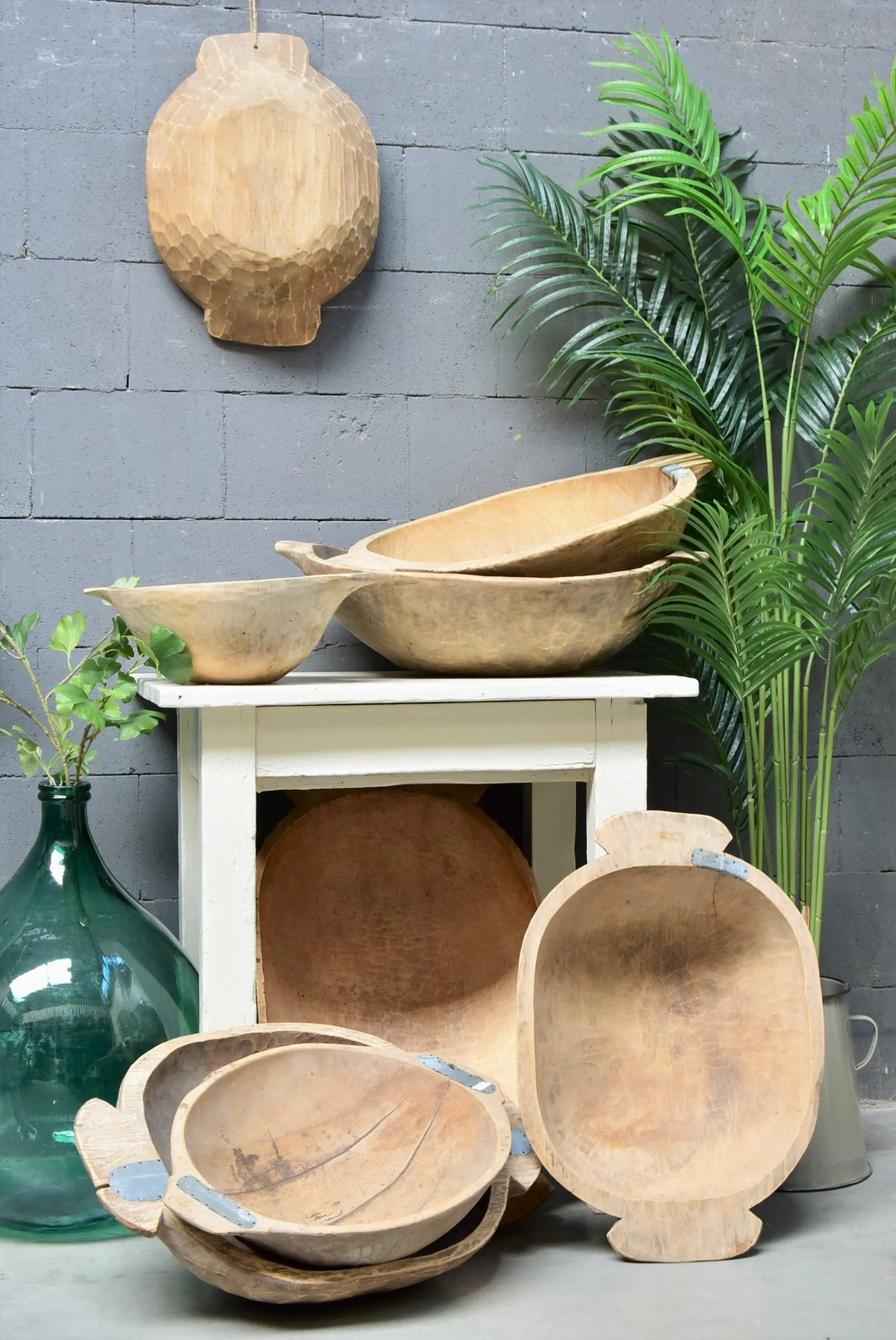 Houten trog M