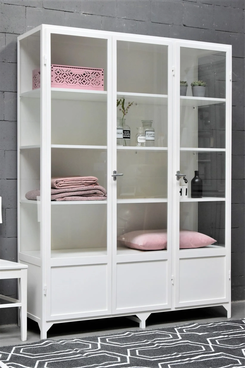 Apothekerskast Vitrine 3-9010