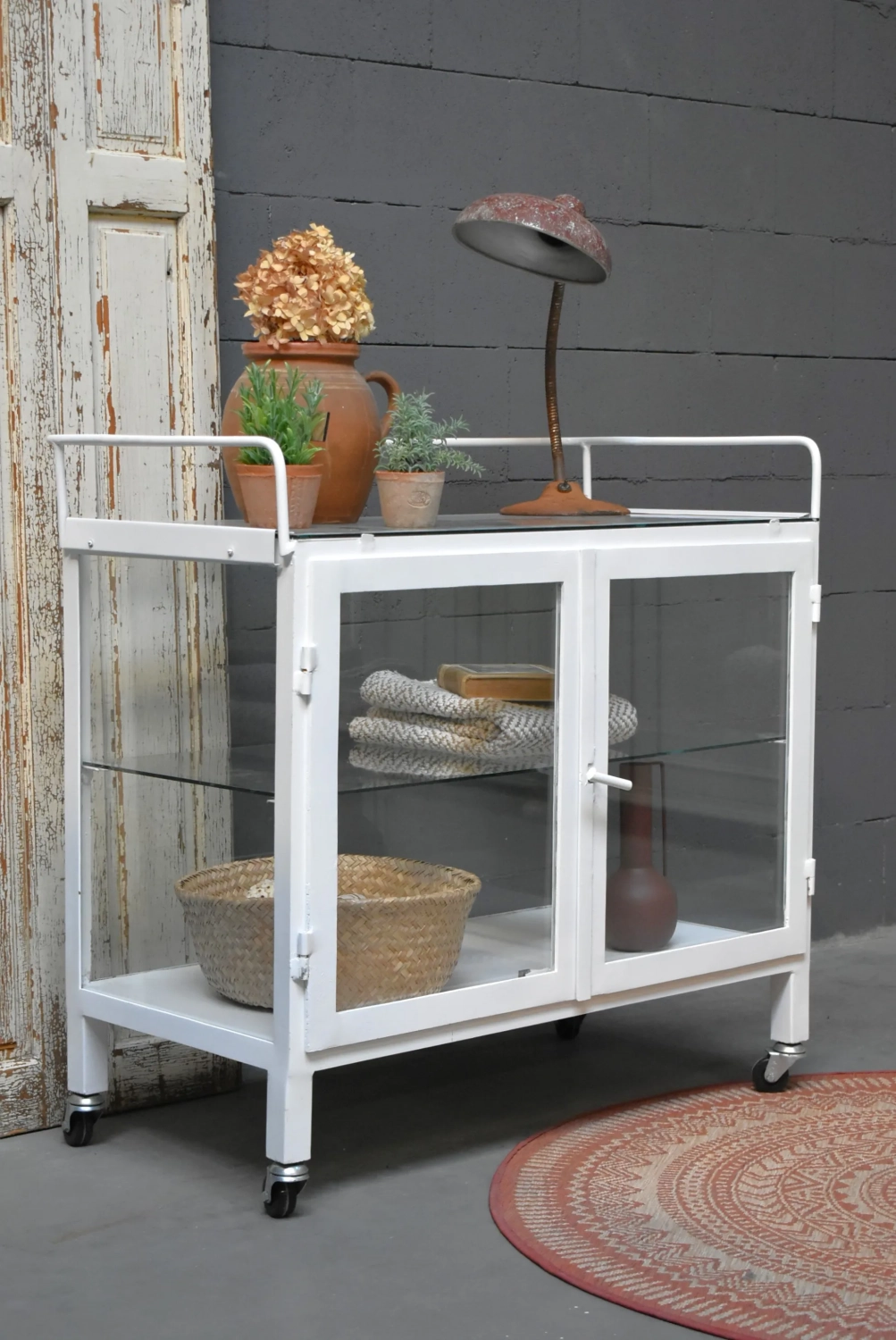Trolley Roue Blanc