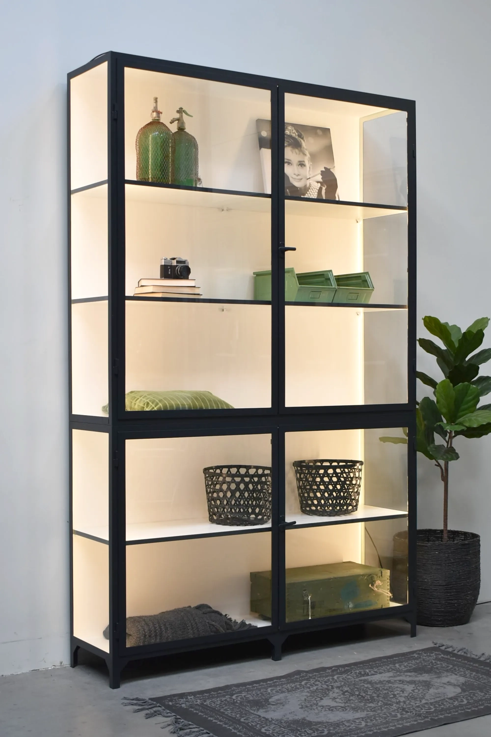 Apothekerskast Vitrine 2-7021 LED