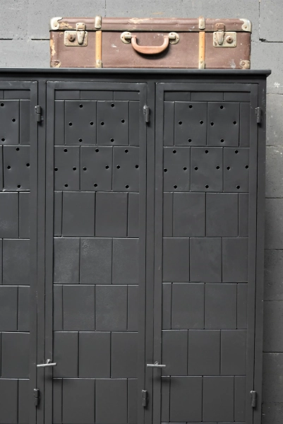 Lockerkast Cubique-zwartgrijs