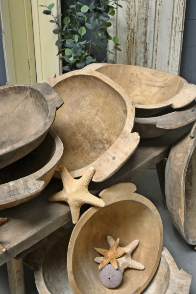 Houten trog L