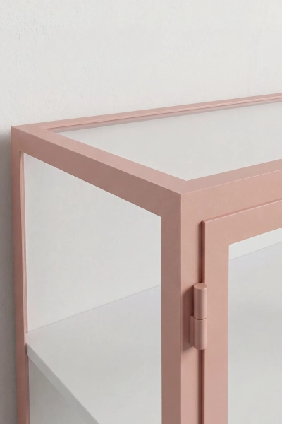 Apothekerskast Vitrine 2-Powder Peach