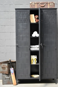 Lockerkast Cubique-zwartgrijs