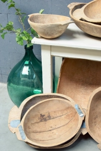 Houten trog S