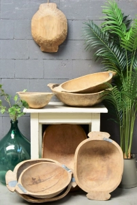 Houten trog S
