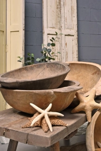 Houten trog L
