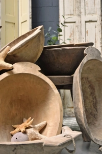 Houten trog L